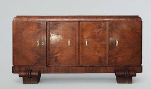 Credenza in radica di noce