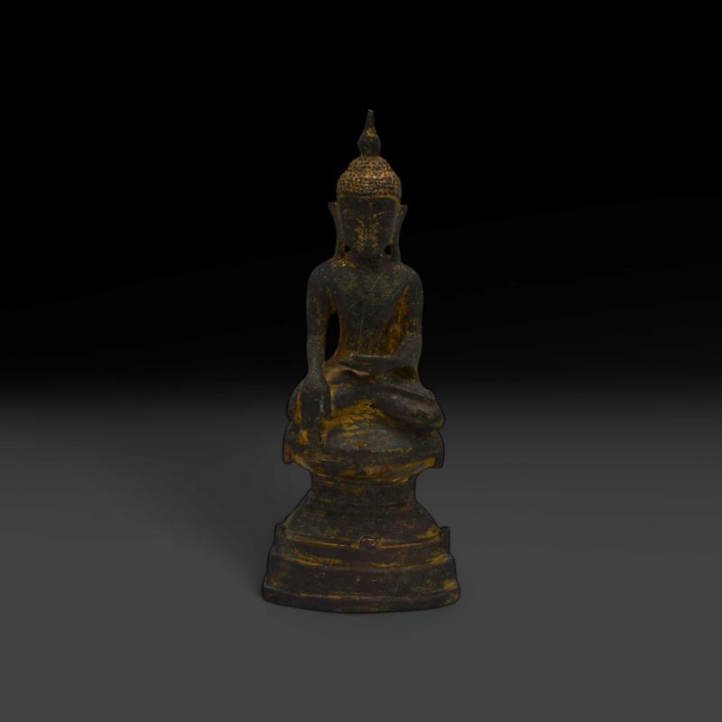 Buddha tailandese in bronzo